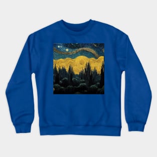 Starry Night in Kashyyyk Crewneck Sweatshirt